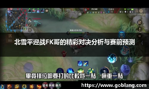 北雪平迎战FK哥的精彩对决分析与赛前预测
