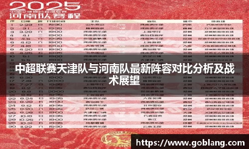 中超联赛天津队与河南队最新阵容对比分析及战术展望